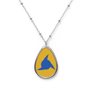 Battle Blue Logo Pendant Necklace Jewelry